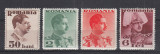 ROMANIA 1934 LP 108 CAROL II FARA POSTA UZUALE SERIE MNH, Nestampilat