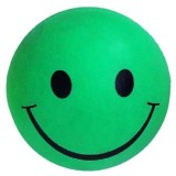 Jucarie minge plina Emoji &Oslash; 5,7 cm verde