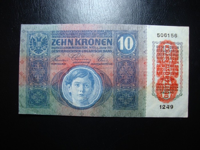 AUSTROUNGARIA / SUPR. DO 10 KRONEN 1915 SUPERBA