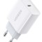 INCARCATOR retea Ugreen, &quot;CD137&quot; Quick Charge 20W, 1 x USB Type-C 5V/3A, alb &quot;60450&quot; (timbru verde 0.18 lei) - 6957303864508