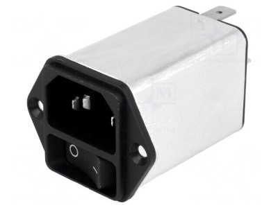 Conector de alimentare AC soclu tată 10A 250V foto