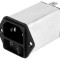 Conector de alimentare AC soclu tată 10A 250V