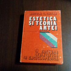 ESTETICA SI TEORIA ARTEI Matila C. Ghyka -1981, 495 p. + 92 planse