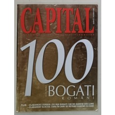 CAPITAL , SAPTAMANAL ECONOMIC SI FINANCIAR , SUBIECT : 100 CEI MAI BOGATI ROMANI , NUMARUL 1 , NOIEMBRIE , 2002
