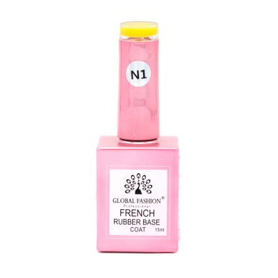 Rubber Base Coat Neon, baza pentru unghii, 15ml, 01 foto