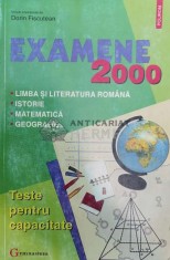 EXAMENE 2000 LIMBA SI LITERATURA ROMANA - Dorin Fiscutean (@B33)