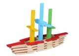 Set 150 piese din lemn de constructie creativa, 36+ - CX-17537