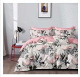Lenjerie Pat Dublu Finet Gros 6 Piese, 4 Fete Perna, Bumbac 100%, Cearceaf Pilota/Pat 230x250cm, 200x230cm, 50x70cm, 70x70cm