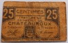 Franta, 25 Centimes 1918