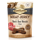 Carnilove Dog Jerky Carne de Vită cu Filet Mușchi de Vită 100 g, Brit