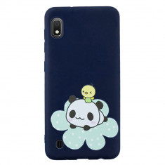 Carcasa Husa Samsung Galaxy A10 model Lazy Panda, Antisoc + Folie sticla securizata Samsung Galaxy A10 Tempered Glass Viceversa foto