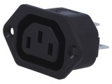 Conector Alimentare AC Soclu Mamă 10A 250V IEC 60320