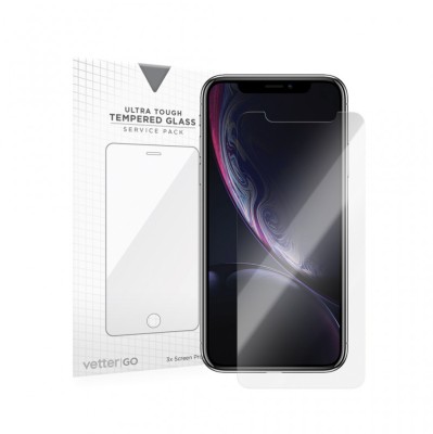 Tempered Glass Vetter GO iPhone XR, 3 Pack foto