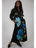 Cumpara ieftin ROCHIE MAXI CU BUZUNARE SI MANECA LUNGA BLUE ANEMONE TALIE UNICA Multicolora