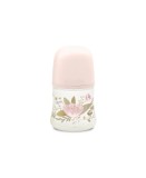 Cumpara ieftin Biberon 150 ml tetină fiziologică SX Pro cu debit lent Roz Gold Premium