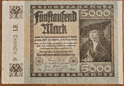5000 mark 1922, Germania foto