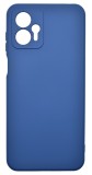 Husa de protectie din Silicon cu Microfibra la interior compatibila Motorola Moto G13, Albastru inchis, Oem
