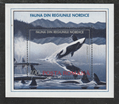 Romania 1992 - #1301 Fauna din Regiunile Nordice 1v S/S MNH foto