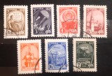 Cumpara ieftin Rusia 1961 aviatie,racheta, stema sculptura 7v. Stampilate, Stampilat