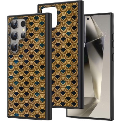 Hus&amp;Auml; pentru samsung galaxy s25 ultra, dc cobalt marble, protec&amp;Egrave;ie camer&amp;Auml;, anti&amp;Egrave;oc, design slim, zen luxe foto