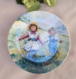 FARFURIE - APLICA VINTAGE DIN PORTELAN WEDGWOOD 1982