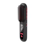 Perie de Par Portabila 2-in-1 - Incalzire Rapida, LCD HD cu Afisaj in Timp Real, 200 Milioane de Ioni Negativi prin 8 Canale, Baterie de Lunga Durata,