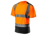 Tricou portocaliu-negru XL cu elemente reflectorizante NEO TOOLS
