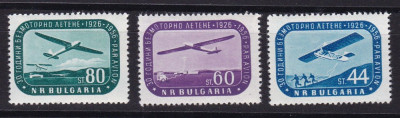 Bulgaria 1956 sport aviatie MI 1002-1004 MNH w59 foto