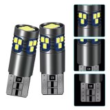 Cumpara ieftin Bec LED T10 W5W BZRSH, 18 LED SMD, 12V, 2 bucati, pentru pozitie, plafoniera, portbagaj, semnalizare, lumini oglinda, lumini ambientale, lumina alba 6