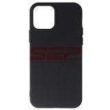Husa Silicon Neagra Compatibila Apple iPhone 12, High Copy, Protectie Premium