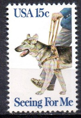 SUA 1979, Aniversari, Caini ghid, Fauna, serie neuzata, MNH foto