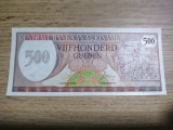 SURINAME 500 GULDEN 1982 UNC