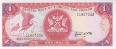 Bancnota Trinidad &amp; Tobago 1 Dolar (1985) - P36a UNC