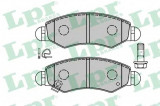 Set placute frana,frana disc SUZUKI IGNIS II (2003 - 2016) LPR 05P1280