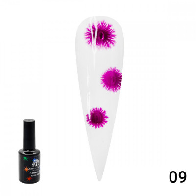 Oja semipermanenta Flowers Ball 10ml, 09 foto