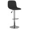 Scaune de bar, 2 buc., negru, material textil - 3