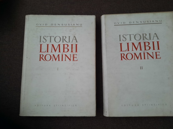 ISTORIA LIMBII ROMANE VOL.1-2-OVID DENSUSIANU