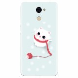 Husa silicon pentru Huawei Enjoy 7 Plus, Cute Cat