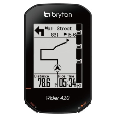 Ciclocomputer Bryton 420E Rider, unisex adulti, negru - RESIGILAT foto