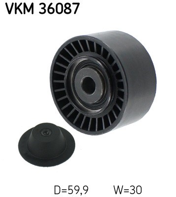 SKF VKM 36087 Rola ghidare/conducere, curea transmisie