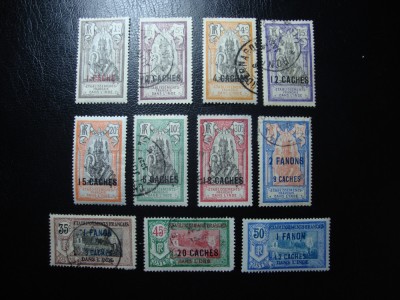 INDIA FRANCEZA SUPRATIPAR STAMPILATE foto