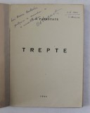 TREPTE de C.D. PAPASTASE , versuri , 1944 , DEDICATIE *