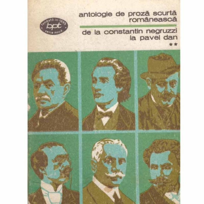 - Antologie de proza scurta romaneasca - de la Constantin Negruzzi