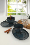 Set cesti de cafea, Keramika, 275KRM1173, Ceramica, Albastru inchis