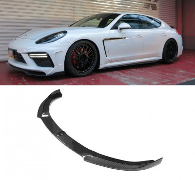 Prelungire Lip Bara Fata Porsche Panamera 970 2013-2016 Facelift Turbo Gts Carbon foto