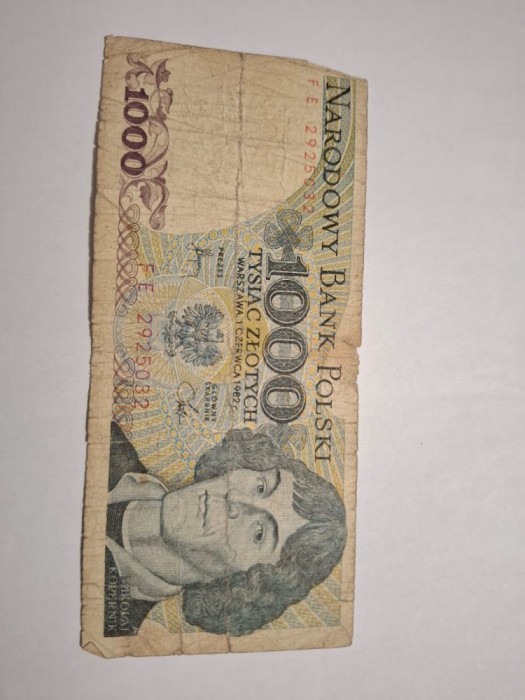 1000 zloti 1982