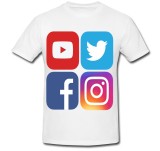 Cumpara ieftin Tricou &quot; Social media 8 &quot;