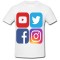 Tricou &quot; Social media 8 &quot;
