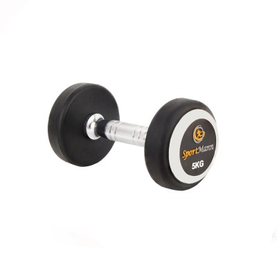 Gantera cauciucata Sportmann Deluxe 5 kg FitLine Training foto