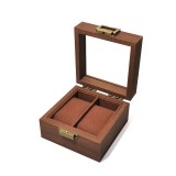 Cumpara ieftin Cutie pentru ceasuri Coffee Brown cu 2 spatii CF-H102-6, Watchbox
